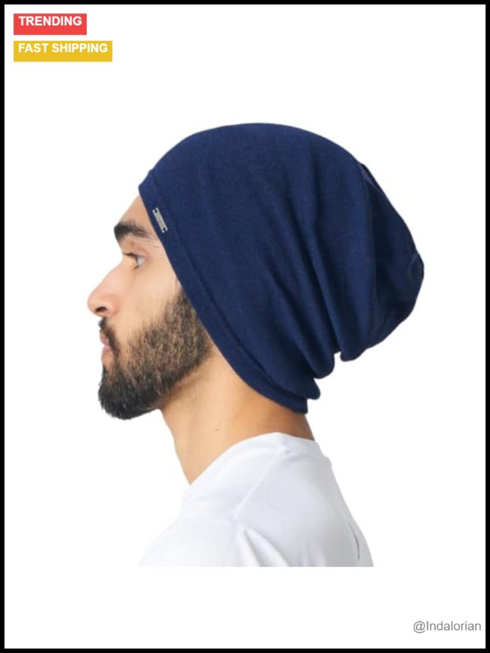 Lightweight Slouchy Beanie Thin Skull Cap Gym Sleep Hat Men Women